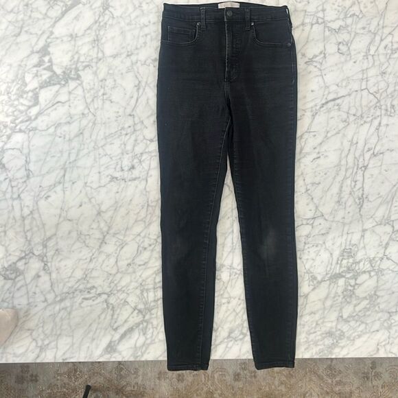 Everlane High Rise Skinny Ankle Black Denim Jeans Sz 29 Tall - Picture 3 of 10